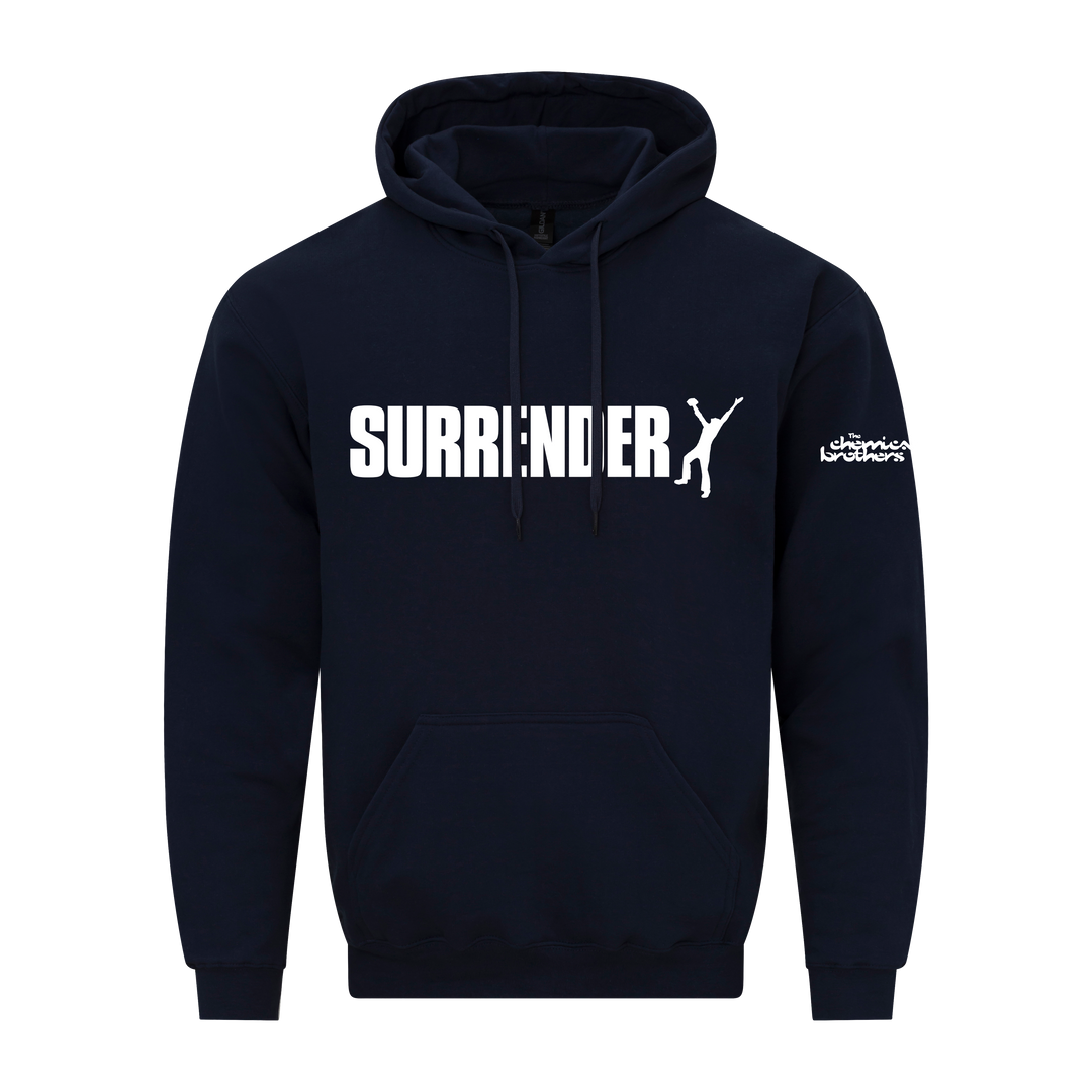 SURRENDER LOGO NAVY HOODY – The Chemical Brothers
