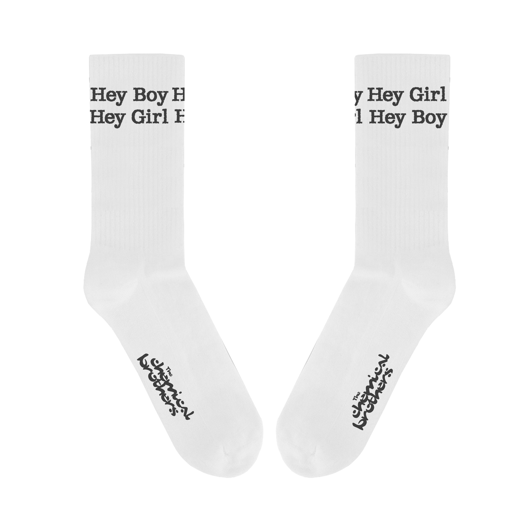 HEY BOY HEY GIRL WHITE SOCKS