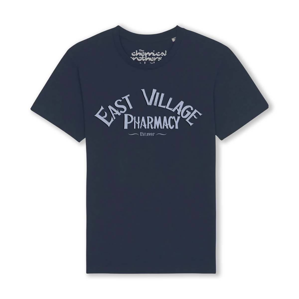 EAST VILLAGE PHARMACY NAVY T-SHIRT